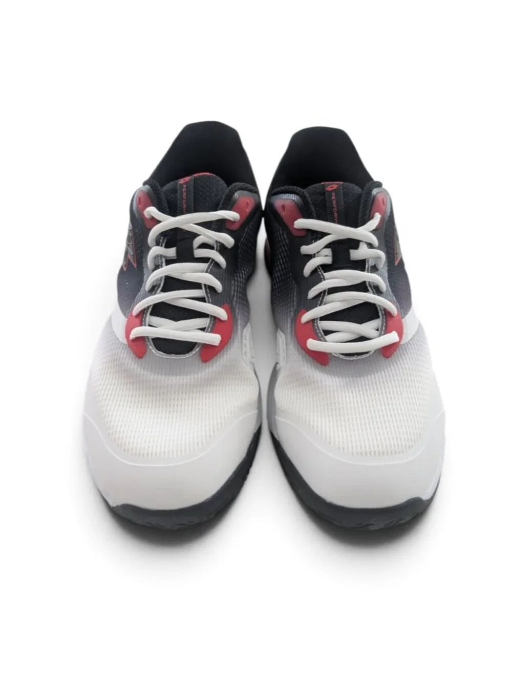 Lotto Mirage 400 ALR Men's Tennis Shoes Size 13 White Black Red EUC